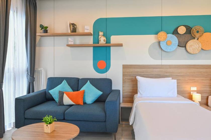 HOMA Phuket Town - Studio Twin + Free Coworking Space
