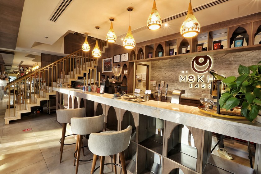 کافه موکا ۱۴۵۰ دبی. منبع عکس: گوگل‌مپ. عکاس: Mokha 1450 Coffee Lounge
