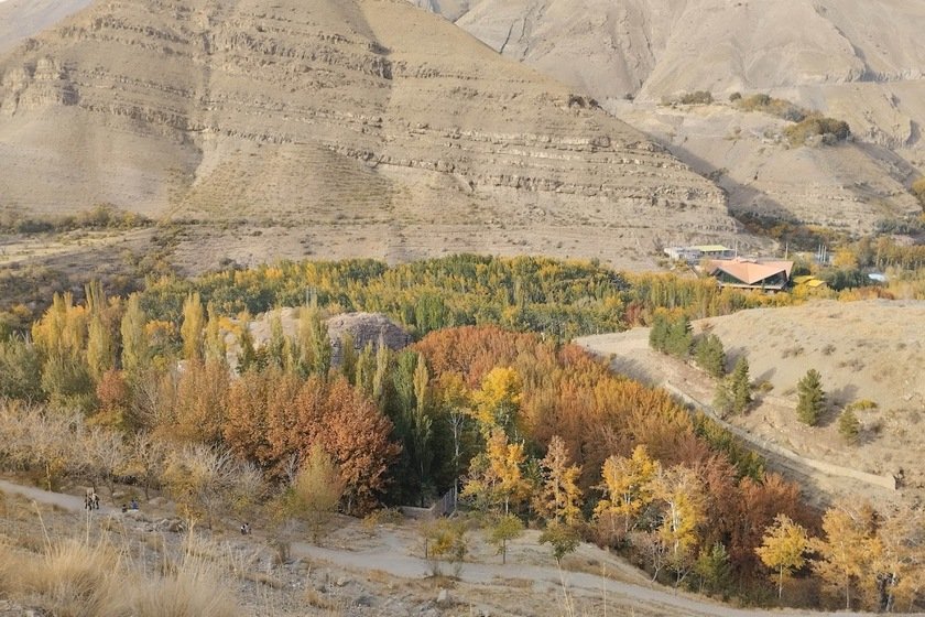روستای ارنگه. منبع عکس: گوگلمپ. عکاس: علی اکبری