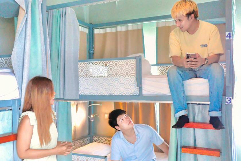 Friends Hostel - Phuket Airport - Bed in 4-Bed Mixed Dormitory Room