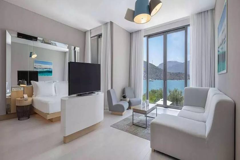 Susona Bodrum, LXR Hotels & Resorts - Deluxe King Room with Terrace - Partial Sea View