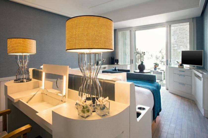 Caresse, a Luxury Collection Resort & Spa, Bodrum - Deluxe Room, Guest room, 1 King, Sea view, Balcony