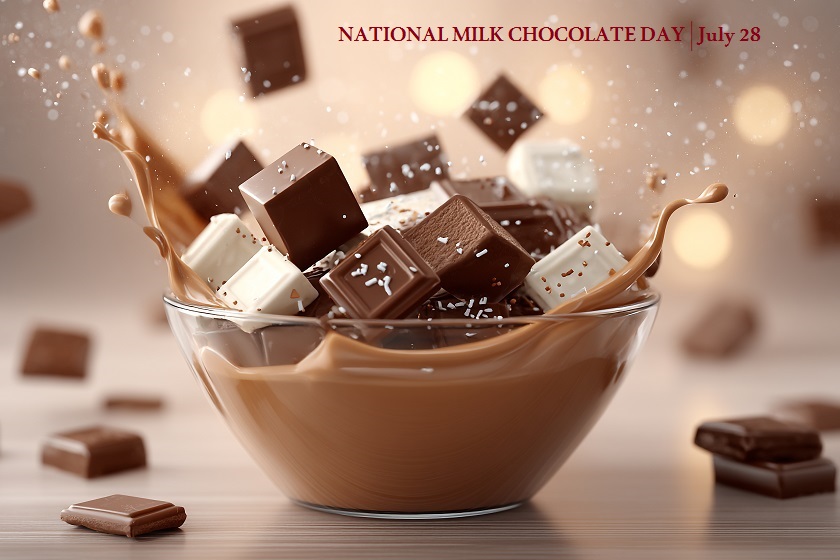 روز شکلات شیری. منبع عکس: وبسایت:Vecteezy.Com . عکاس: MD Emon