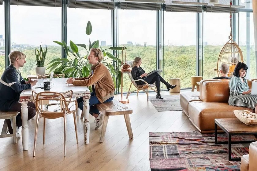روز جهانی فضای کار اشتراکی. منبع عکس: وبسایت Wework.Com. عکاس: نامشخص