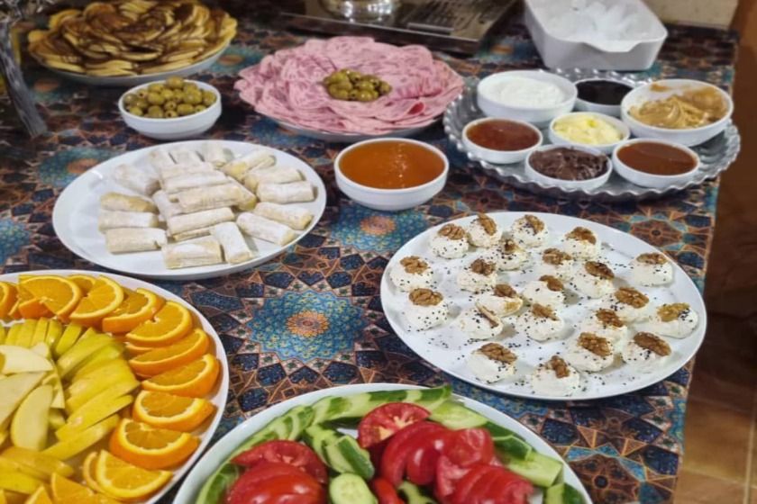 هتل بوتیک ماه گیسو شیراز - صبحانه