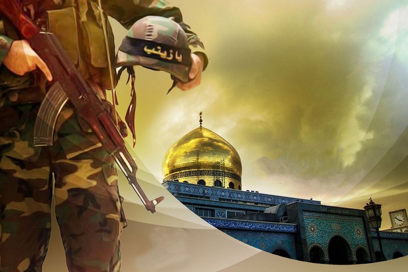 بزرگداشت شهدای مدافع حرم. منبع عکس: خبرگزاری ایمنا