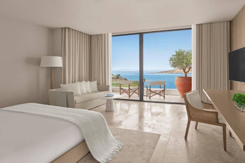 The Bodrum EDITION - Deluxe King Room with Sea View and Balcony