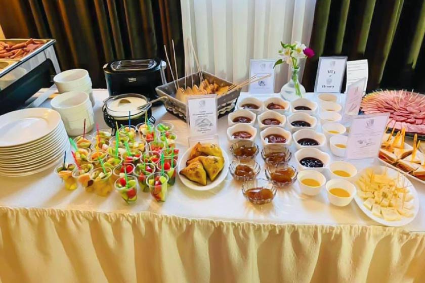 Hotel Shumon Dushanbe - breakfast