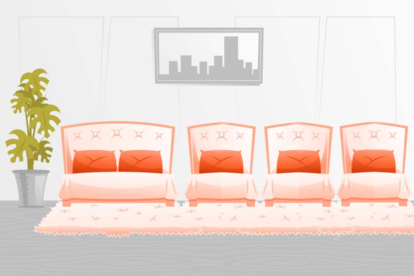 اقامتگاه سنتی بخردی اصفهان - اتاق پنج تخته شاه نشین