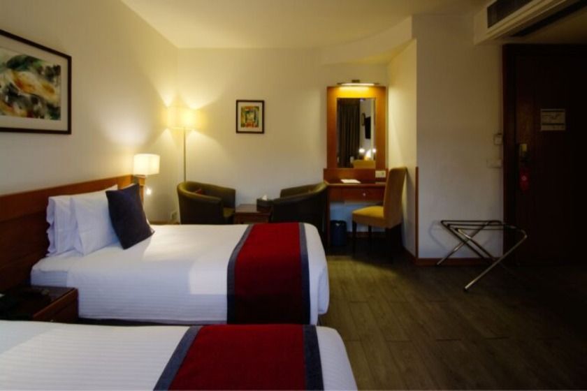 هتل الیزه شیراز - اتاق دوتخته جدا از هم ویو کوه