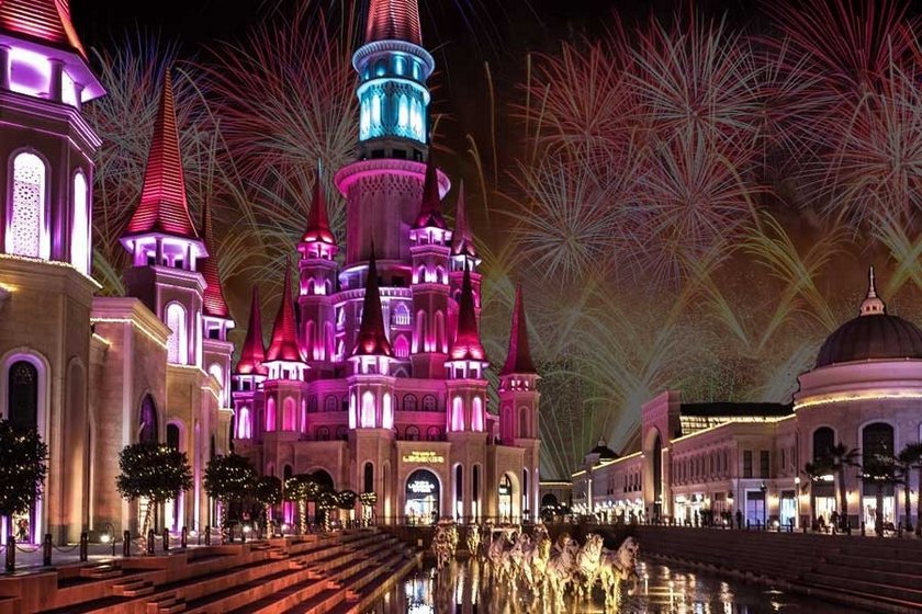 جشن سال نو میلادی در آنتالیا