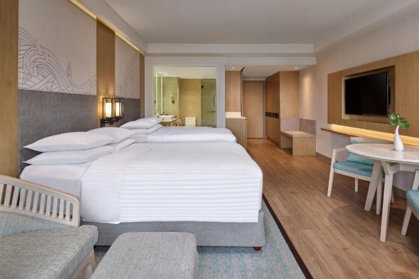 Phuket Marriott Resort & Spa Merlin Beach Phuket - Larger Guest room, 2 Doubles, Pool view, Terrace