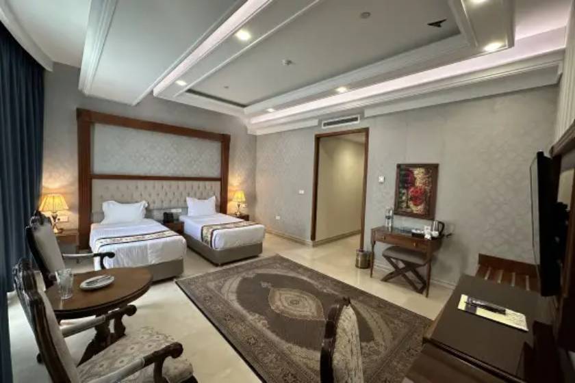 هتل ویستریا تهران - اتاق دوتخته کینگ تویین بدون تراس (اقامت با صبحانه)