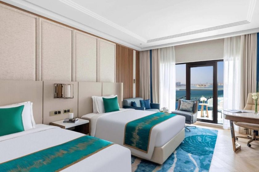 Taj Exotica Resort & Spa The Palm Dubai - Exotica Palm Sea View Room Twin Bed with Club Lounge