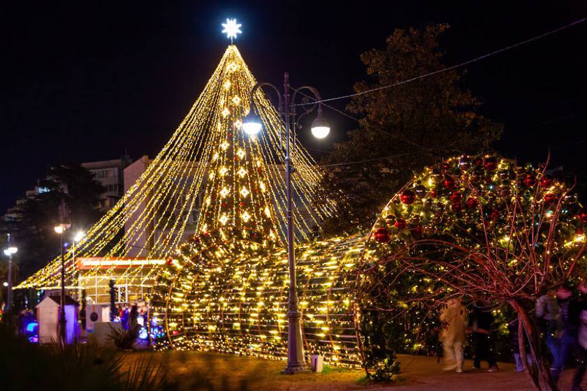 جشن سال نو میلادی در سوچی