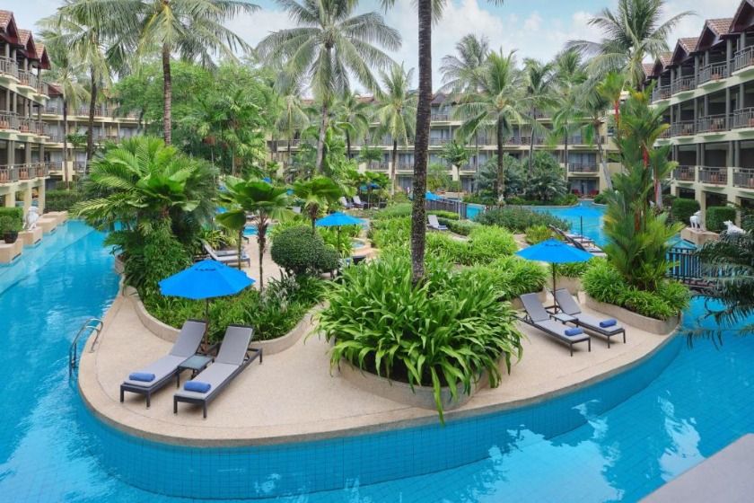 Phuket Marriott Resort & Spa Merlin Beach Phuket - Guest room, 2 Twins, Pool View