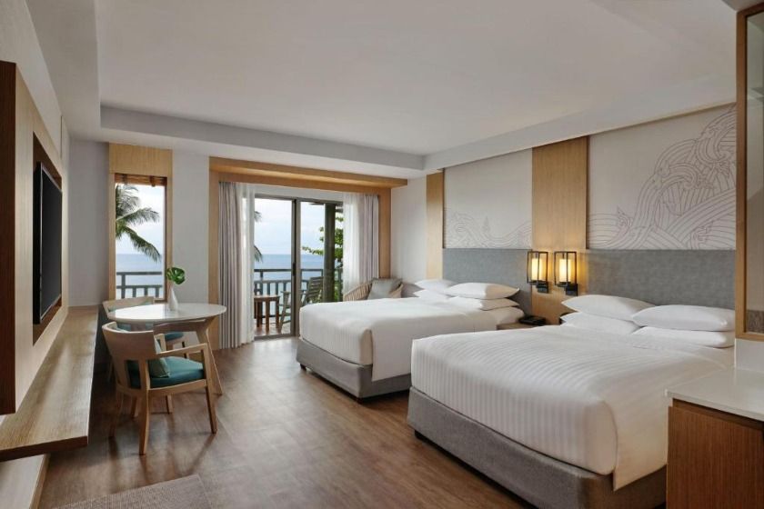 Phuket Marriott Resort & Spa Merlin Beach Phuket - Larger Guest room, 2 Doubles, Ocean view