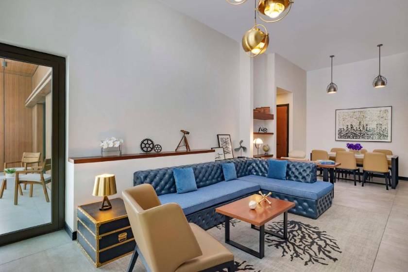 DoubleTree by Hilton Dubai M Square Hotel & Residences - Four-Bedroom Apartment with Kitchen and Balcony