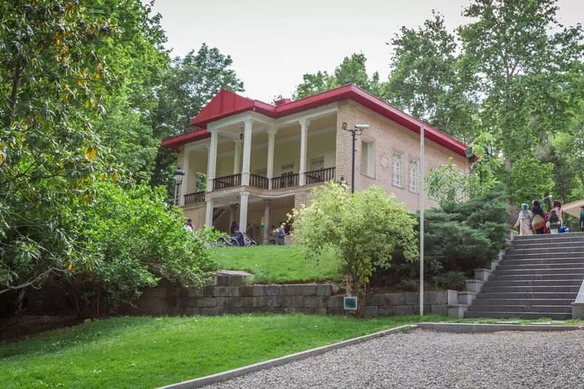 کاخ فرحناز و علیرضا سعد آباد. منبع عکس: وبسایت ایرنا زندگی. عکاس: نامشخص