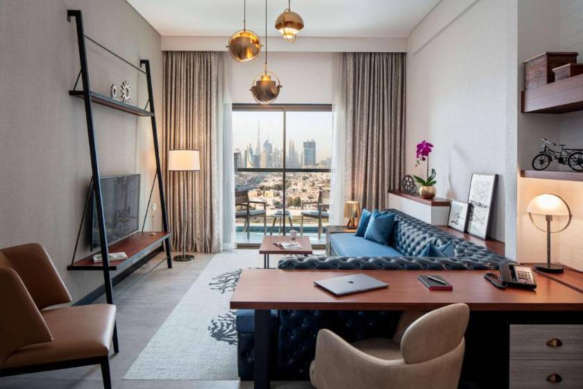 DoubleTree by Hilton Dubai M Square Hotel & Residences - One-Bedroom Apartment with Burj Khalifa View