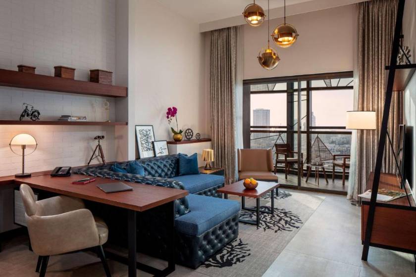 DoubleTree by Hilton Dubai M Square Hotel & Residences - Four-Bedroom Apartment with Kitchen and Balcony