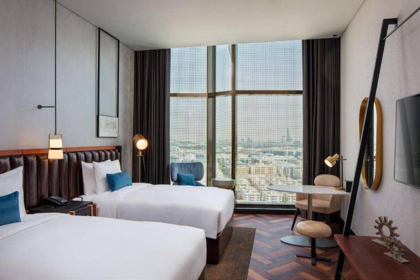 DoubleTree by Hilton Dubai M Square Hotel & Residences - Deluxe Twin Room with View