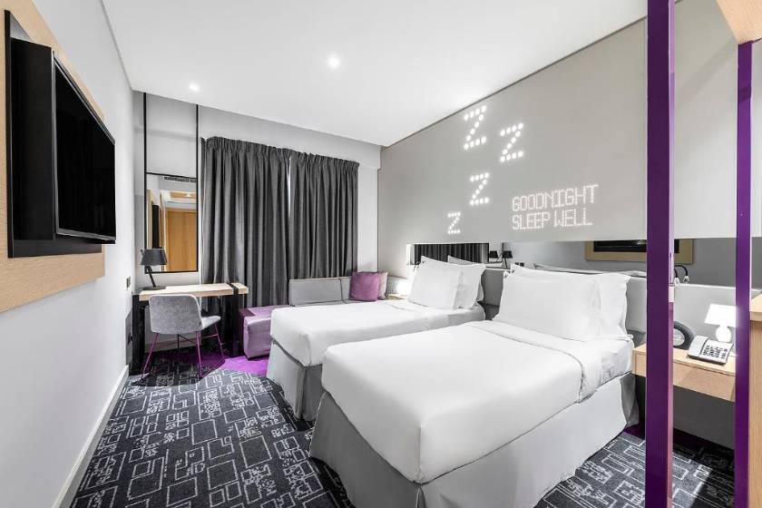 Studio M Arabian Plaza Hotel & Hotel Apartments - Urban Twin Room Pool View - with complimentary Shuttle Service to the Beach and Deira City Center